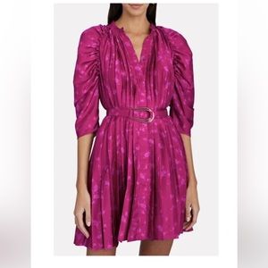 Acler Ivy dress fuschia